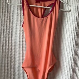 Coral & Magenta Yumiko Leotard